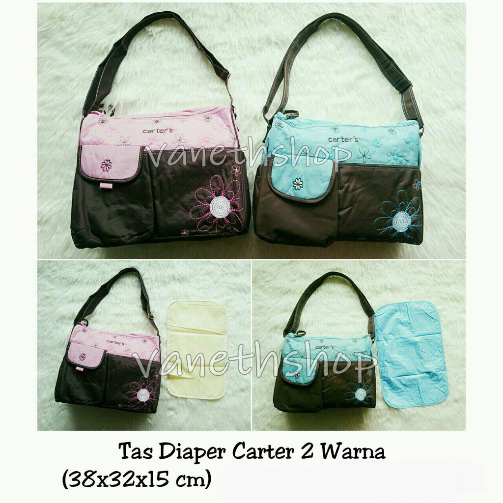 Carter diaper bag flower