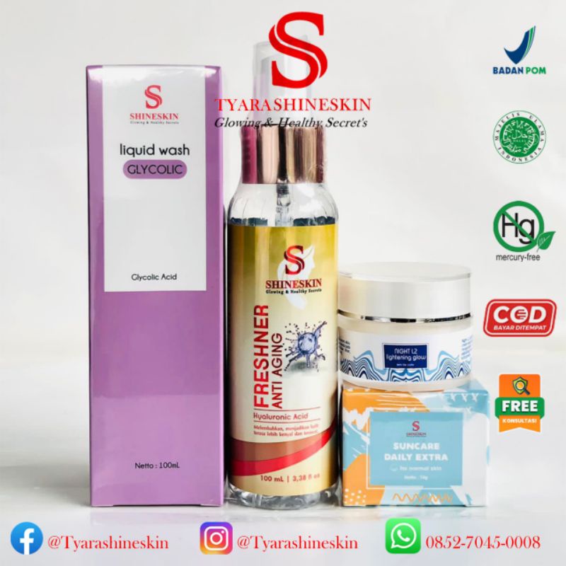 Paket hemat kulit kering dan flek tebal