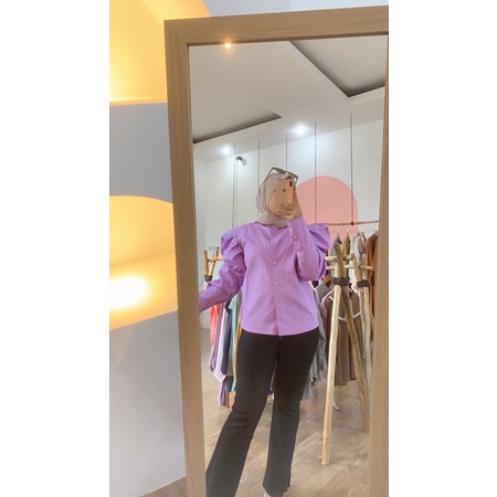 kemeja lengan kancing