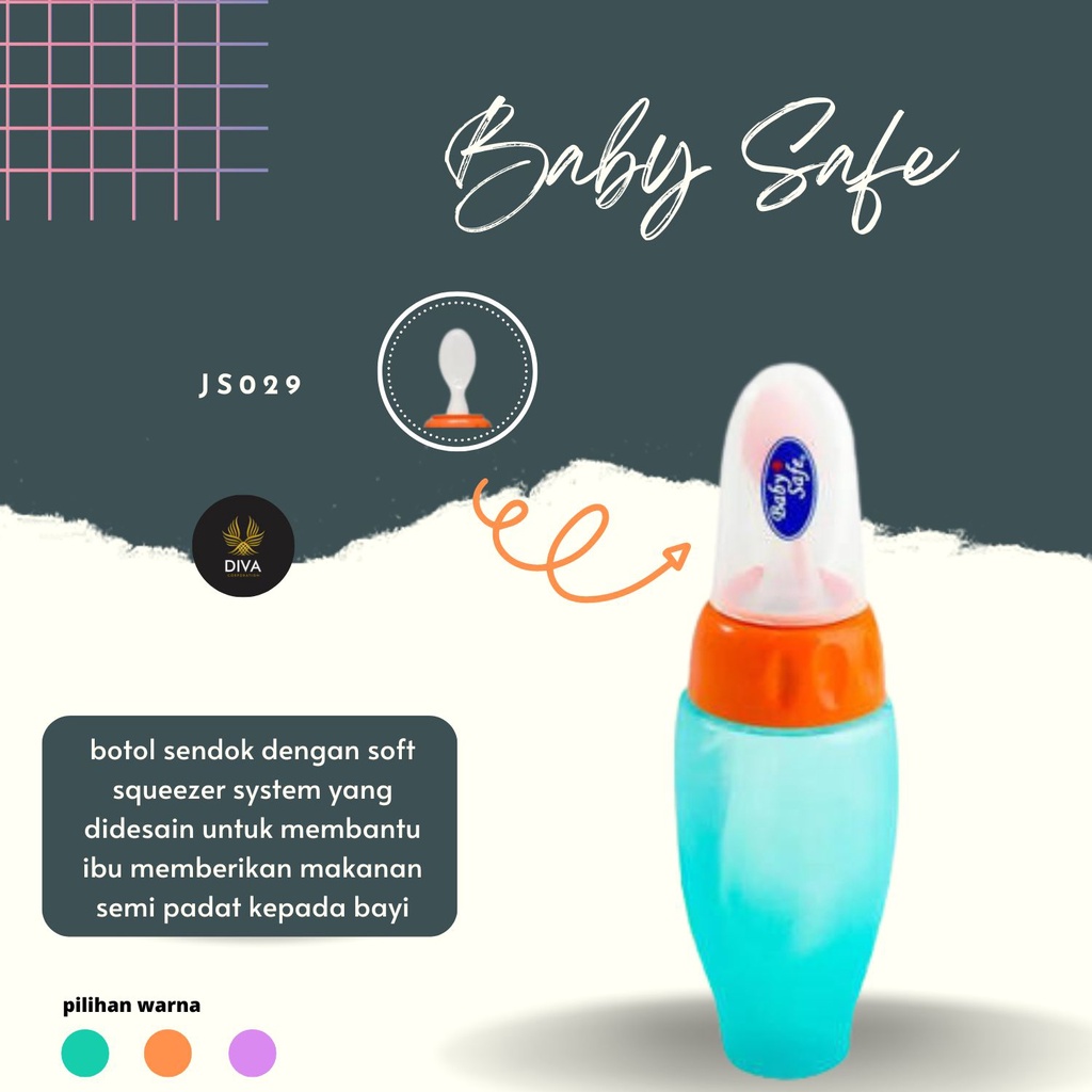 Babysafe Bottle Spoon/Sendok Botol  JP029
