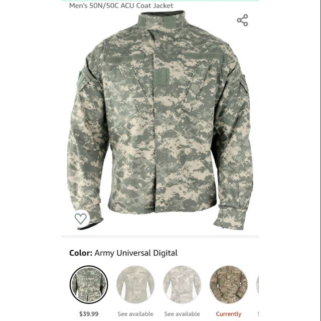 Utility ACU (Army Combat Uniform)