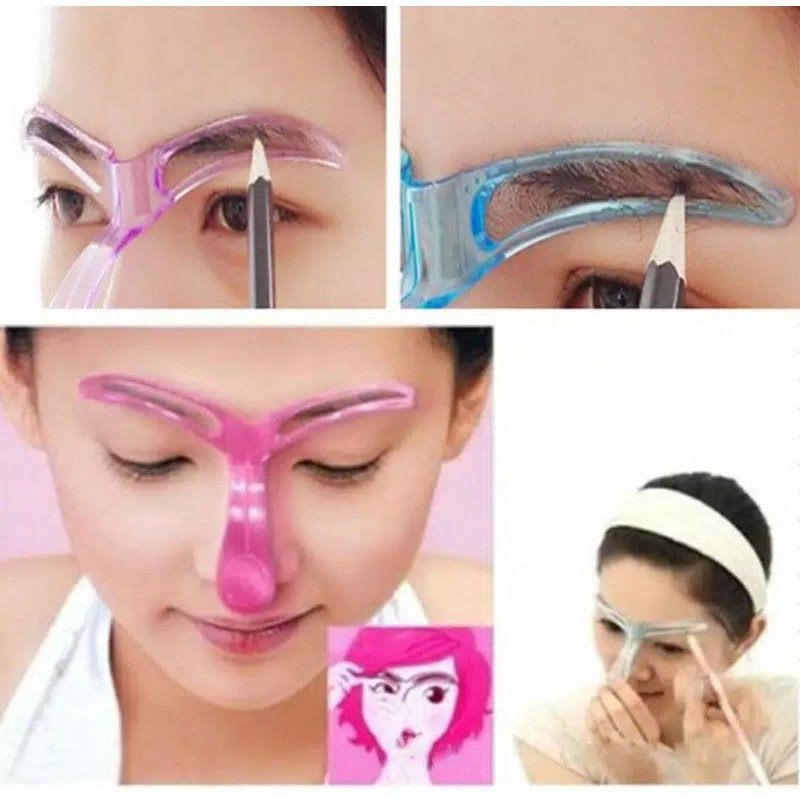 Cetakan Alis Mata Eyebrow Template Shaping Guide Key