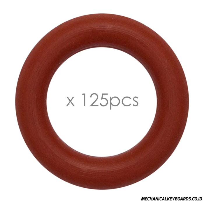 Rubber O-Ring Switch Dampeners Red (50A - 1.5mm)