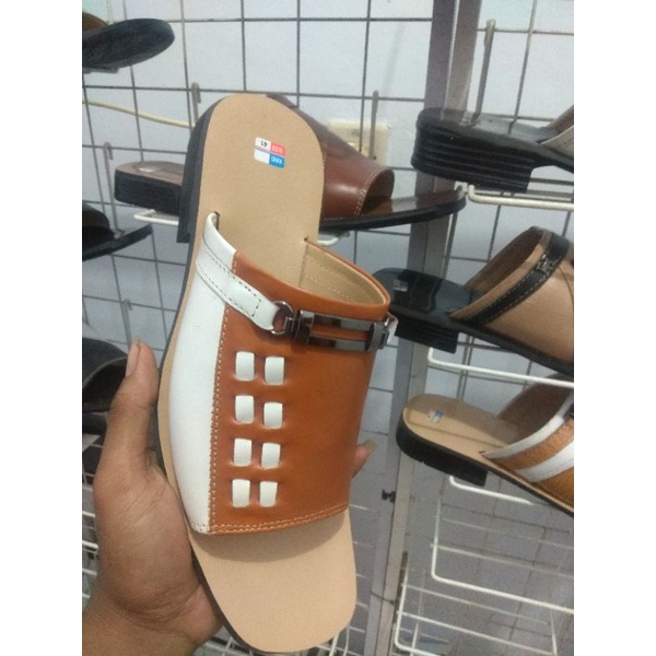 Sandal kulit sapi 100% asli