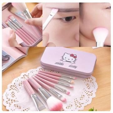 Kuas Set Make Up - 7 in 1 - Doraemon