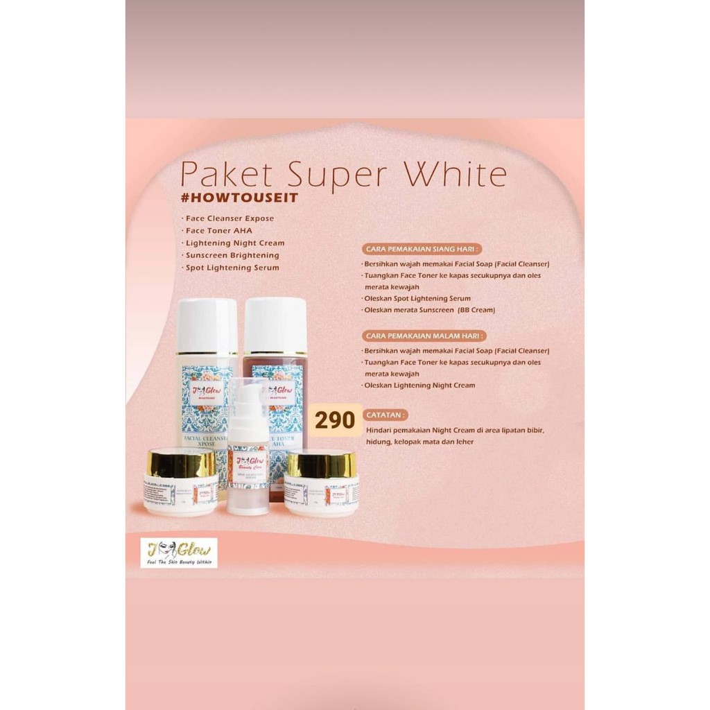 J Glow Paket Super White