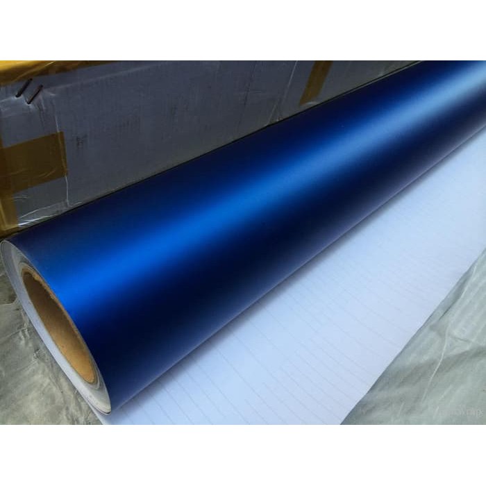 Stiker Matte Azure Blue