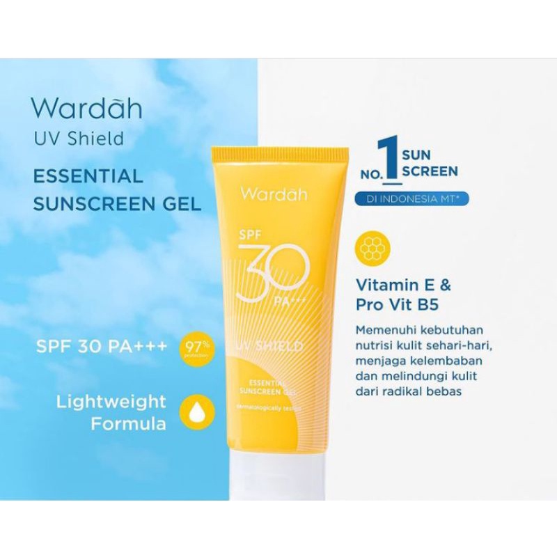 Wardah Suncreen Gel SPF 30 UV shield