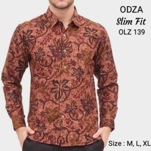 Baju Batik Pria Slimfit