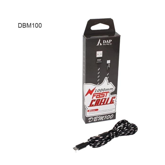 Diskon KABEL DATA MICRO USB 100CM DAP DBM100 ORIGINAL Murah