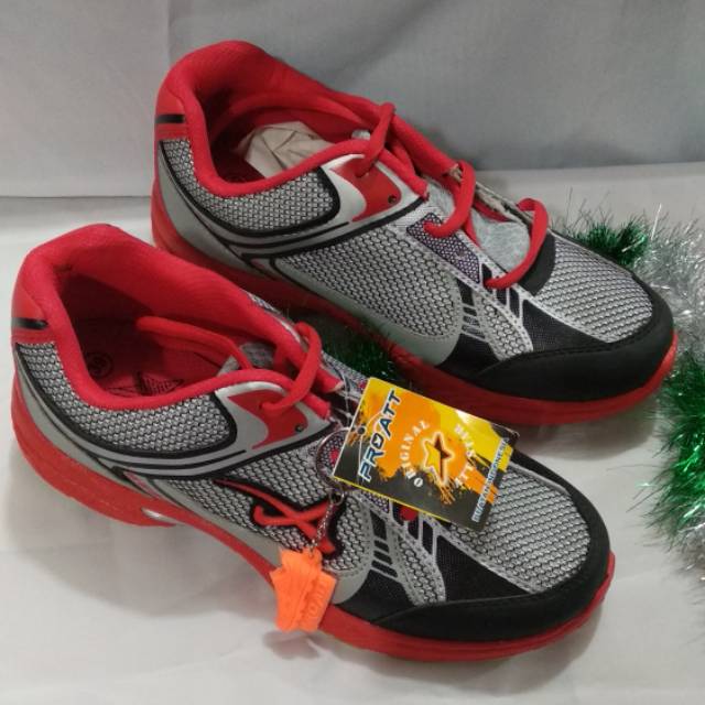 PROMO SEPATU PRO ATT ABU/MERAH