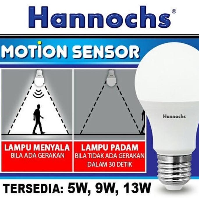Termantab] Hannochs Motion Sensor 9 watt. Sensor Gerak
