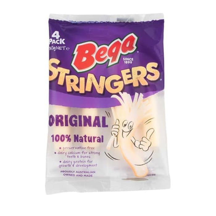 Bega stringers original mozarella cheese 80 gr