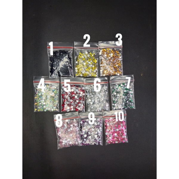 Gemstone / Permata Ukuran 3 & 4 mm (mini pack)
