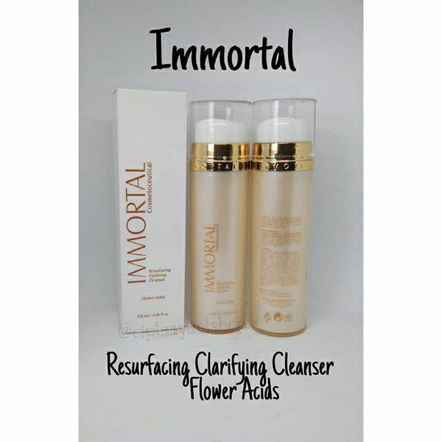 IMMORTAL Resurfacing Clarifying Cleanser Flower Acids