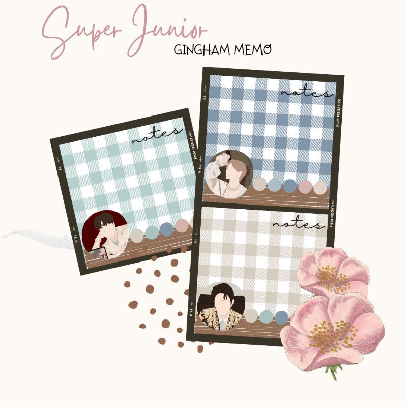 SUPER JUNIOR GINGHAM MEMO