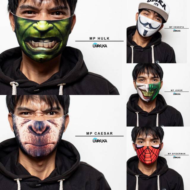 Masker Karakter umkachick