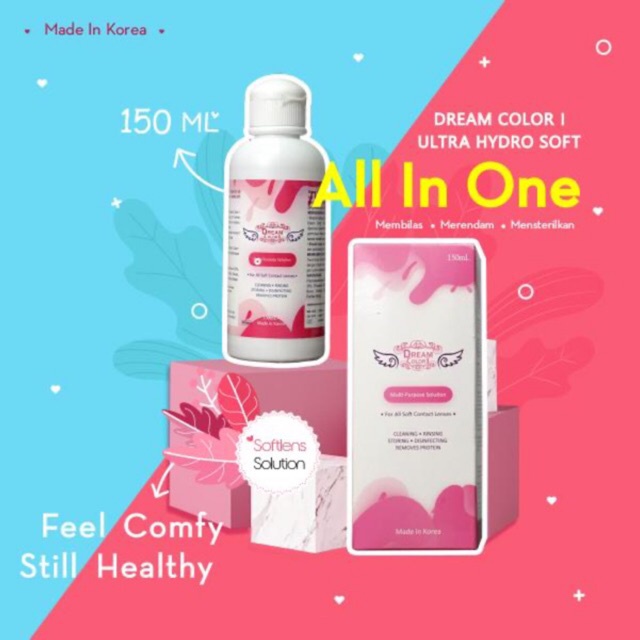DreamColor Multi Purpose Cairan Softlens Solution