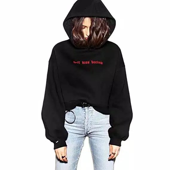 Hoodie Jumper HELL WAS BORING