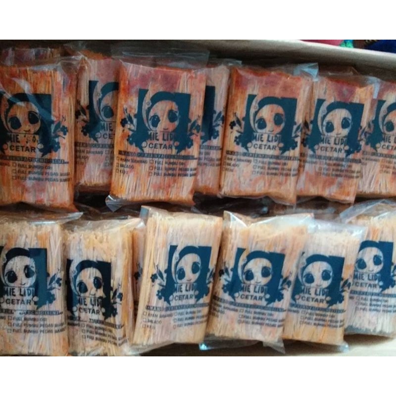 Mie Lidi Cetar Basah 100gr