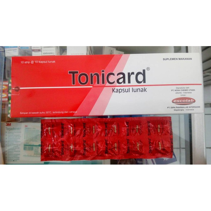 TONICARD KAPSUL HARGA PER STRIP 10KAPSUL