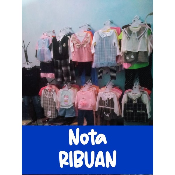 nota baju ribuan 6000-9000