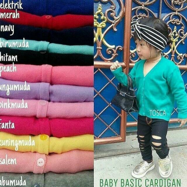 Basic cardigan anak