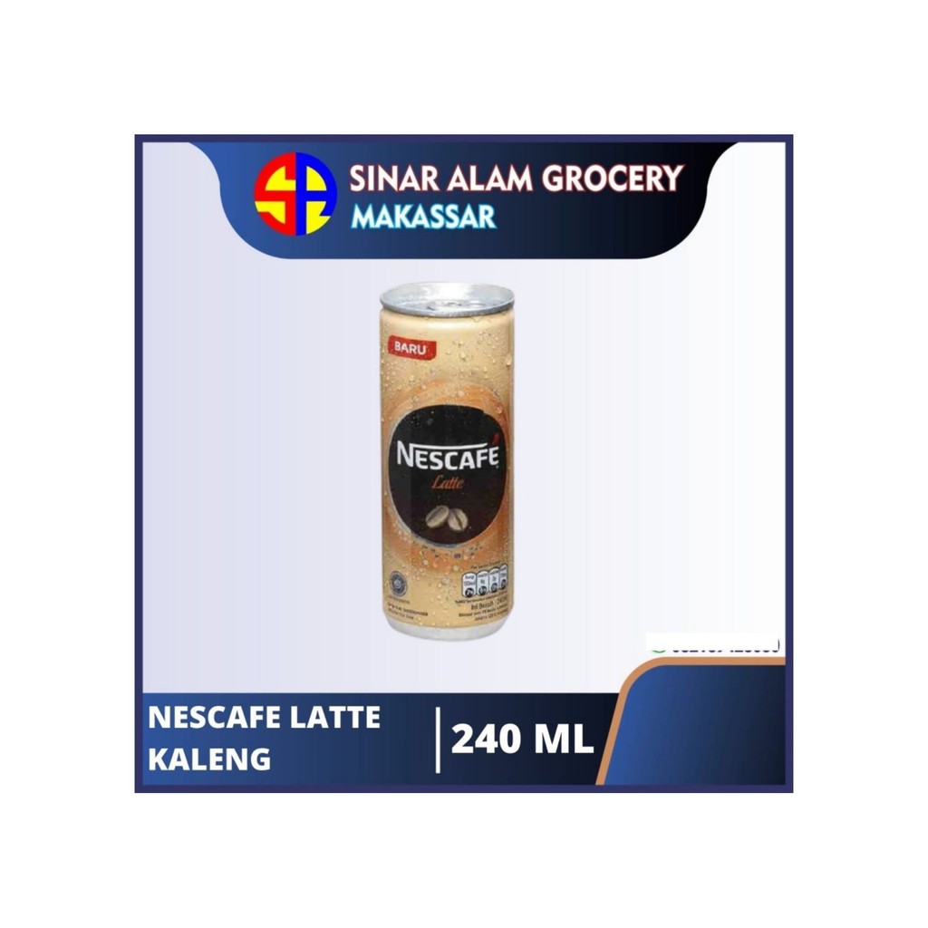 NESCAFE LATTE KALENG 240 ML