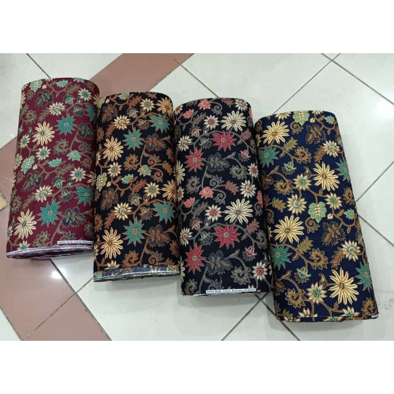 kain batik katun meteran