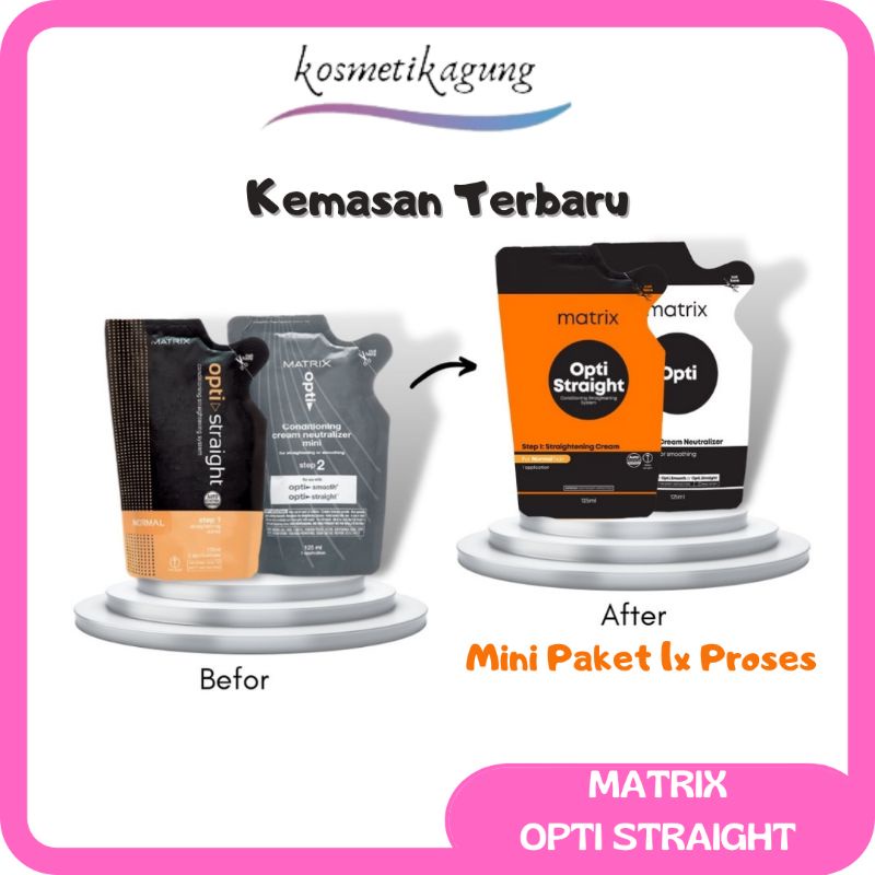 Matrix Opti Straight Rebonding Mini Paket | Resistant | Normal