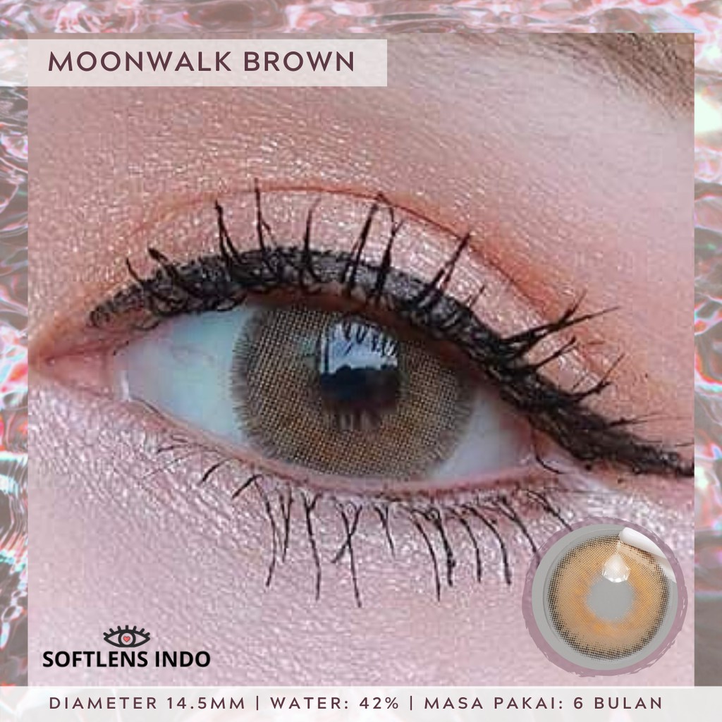 Soflens Dreamcolor1 moonwalk brown/ coklat
