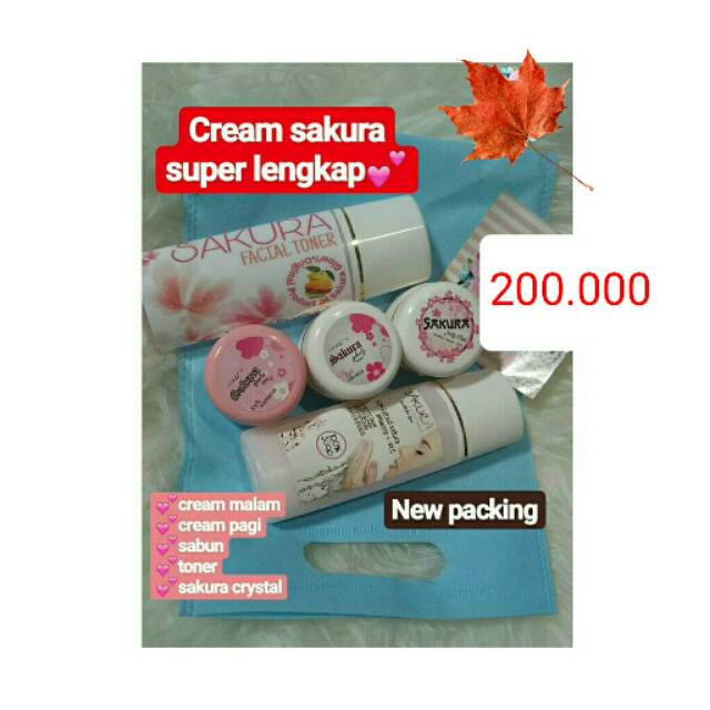 Cream Sakura Paket Super Lengkap