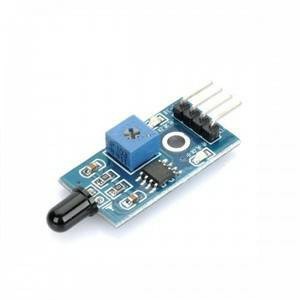 1 CH IR FLAME SENSOR 1 CHANNEL SENSOR API ARDUINO, FIRE FIGHTER ROBOT