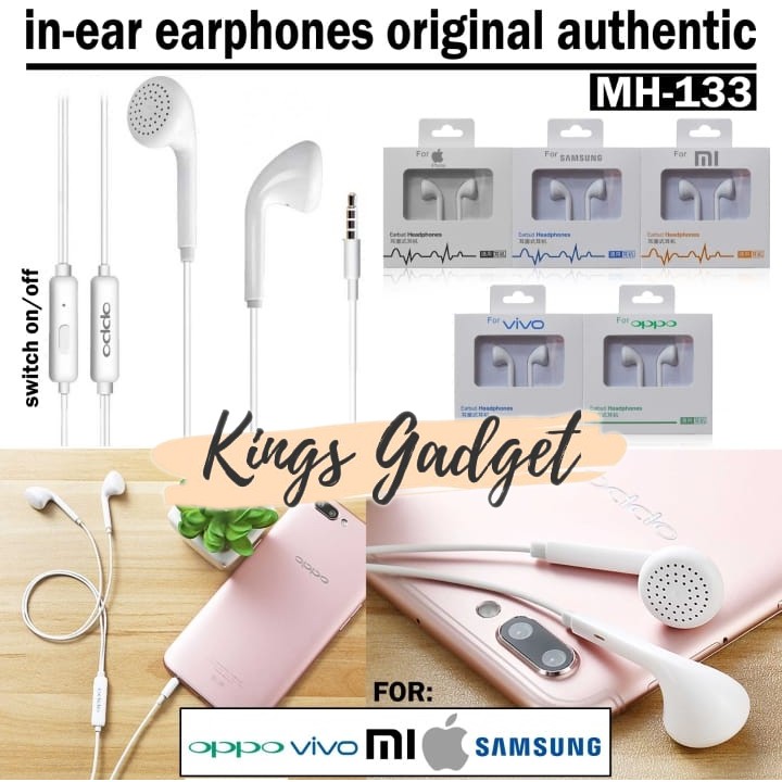 HEADSET MH-133 WHITE BASS