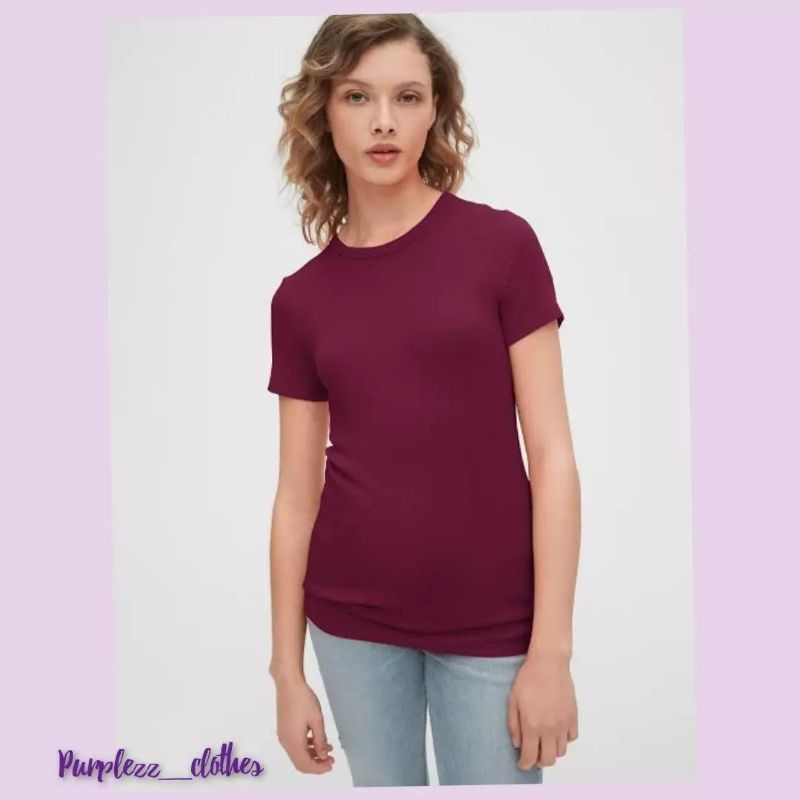 Gap Tee Maroon sz M