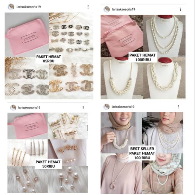 Paket Aksesoris (FREE POUCH CANTIK)