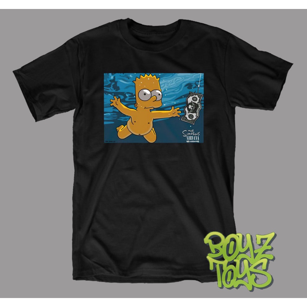 Kaos Band NIRVANA - NEVERMIND BART SIMPSONS