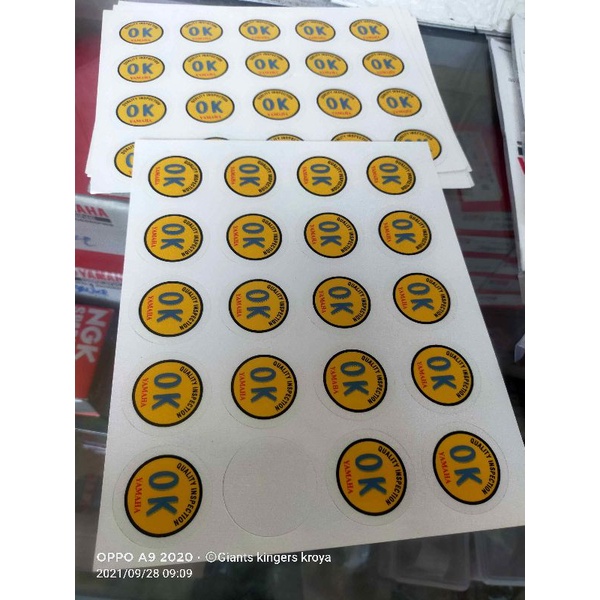 STICKER OK RX KING ORIGINAL