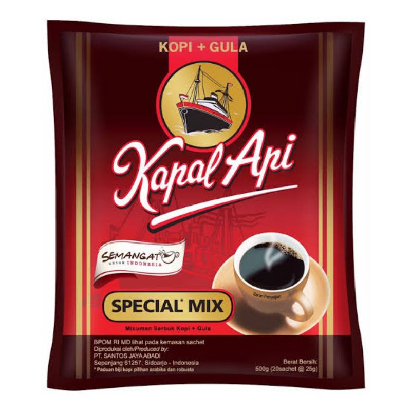 kopi kapal api special mix 25 gr