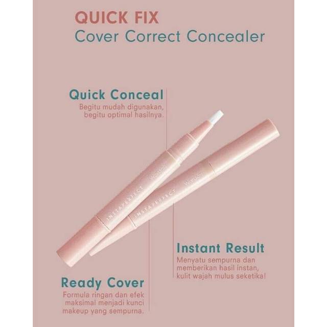 Wardah Instaperfect Quick Fix Cover Correct Concealer