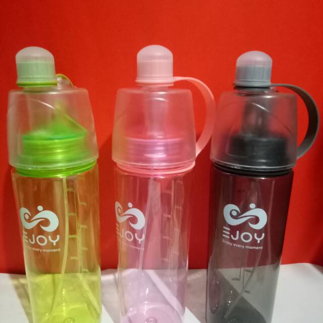 Botol minum spray new button 600ml