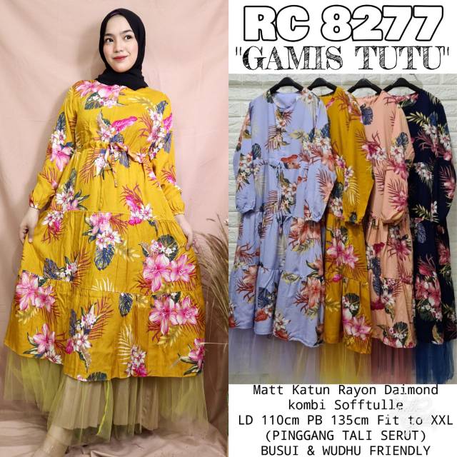 Gamis tutu premium by Tiffany
