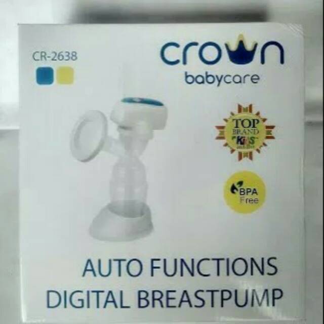 Crown electrik auto functions digital breastpuml