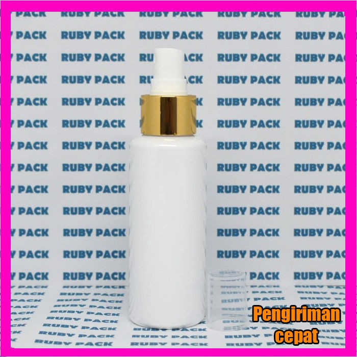 Botol plastik Spray Rf 100ml Emas Putih
