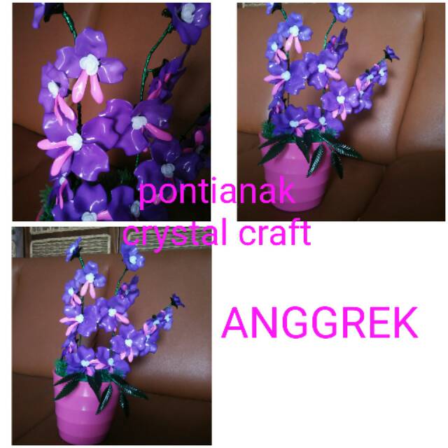 Bunga semi kristal anggrek