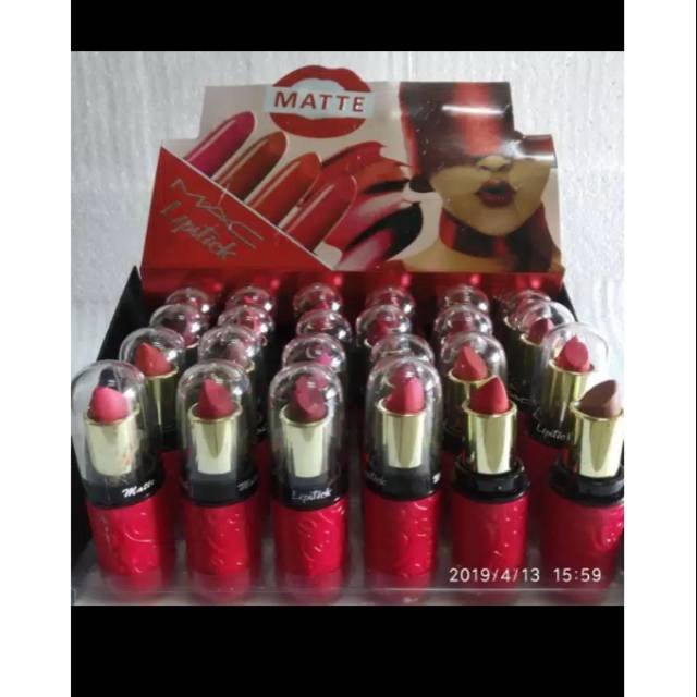 Lipstik MAC matte isi 24 pis