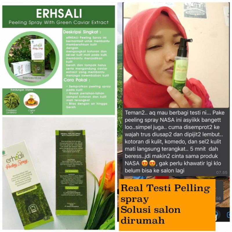 ersali pelling spray nasa