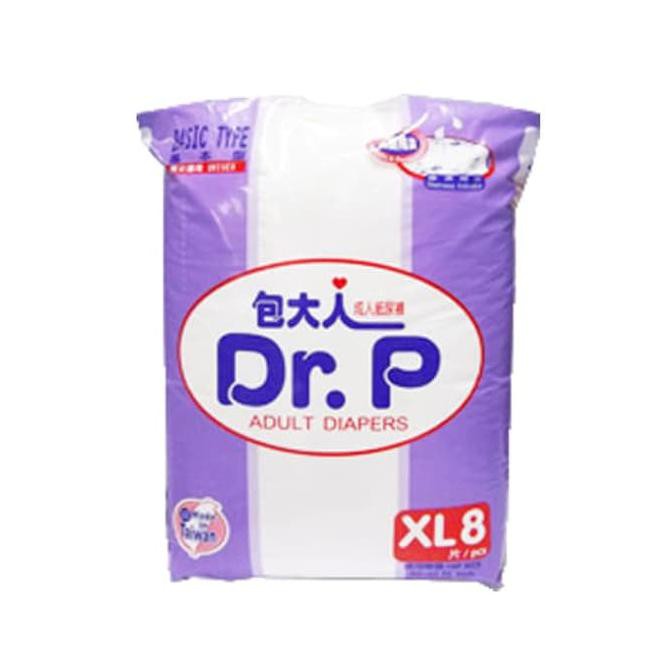 DR.P ADULT DIAPER BASIC XL 8`S
