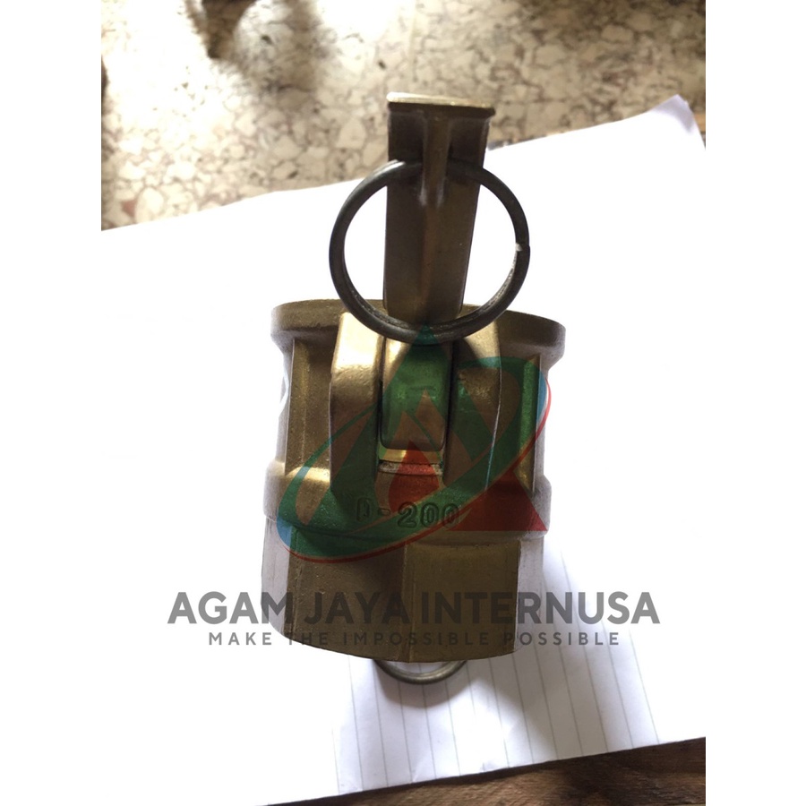 CAMLOCK KUNINGAN TYPE D 200 (2") BRASS