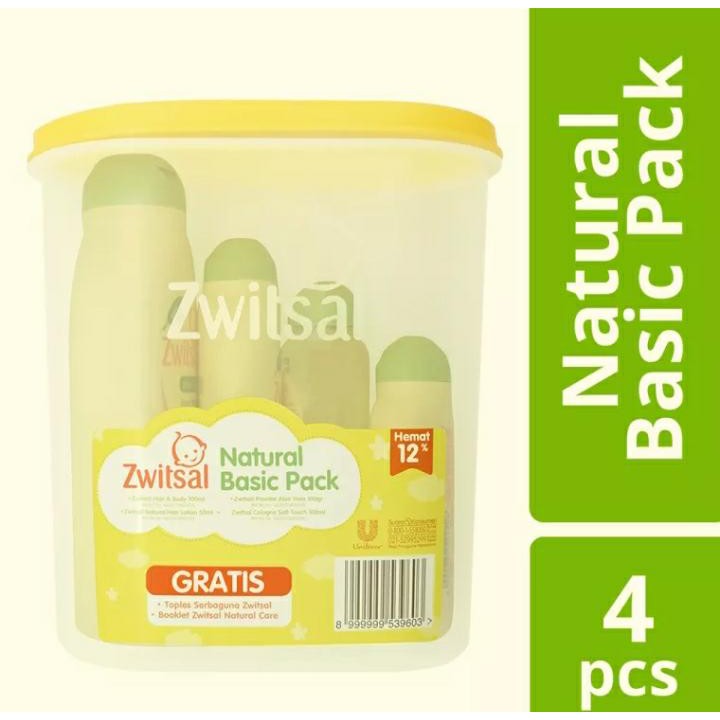 Zwitsal Natural Basic 4 Pcs